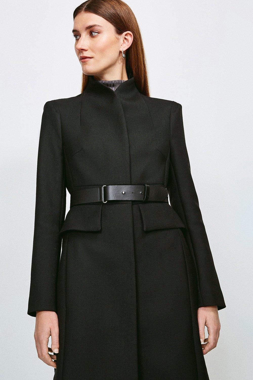 feminine wool coat