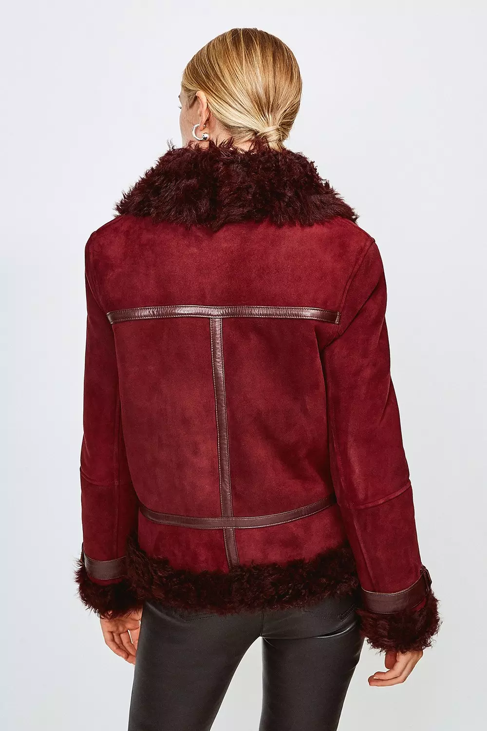 Aviator shearling clearance