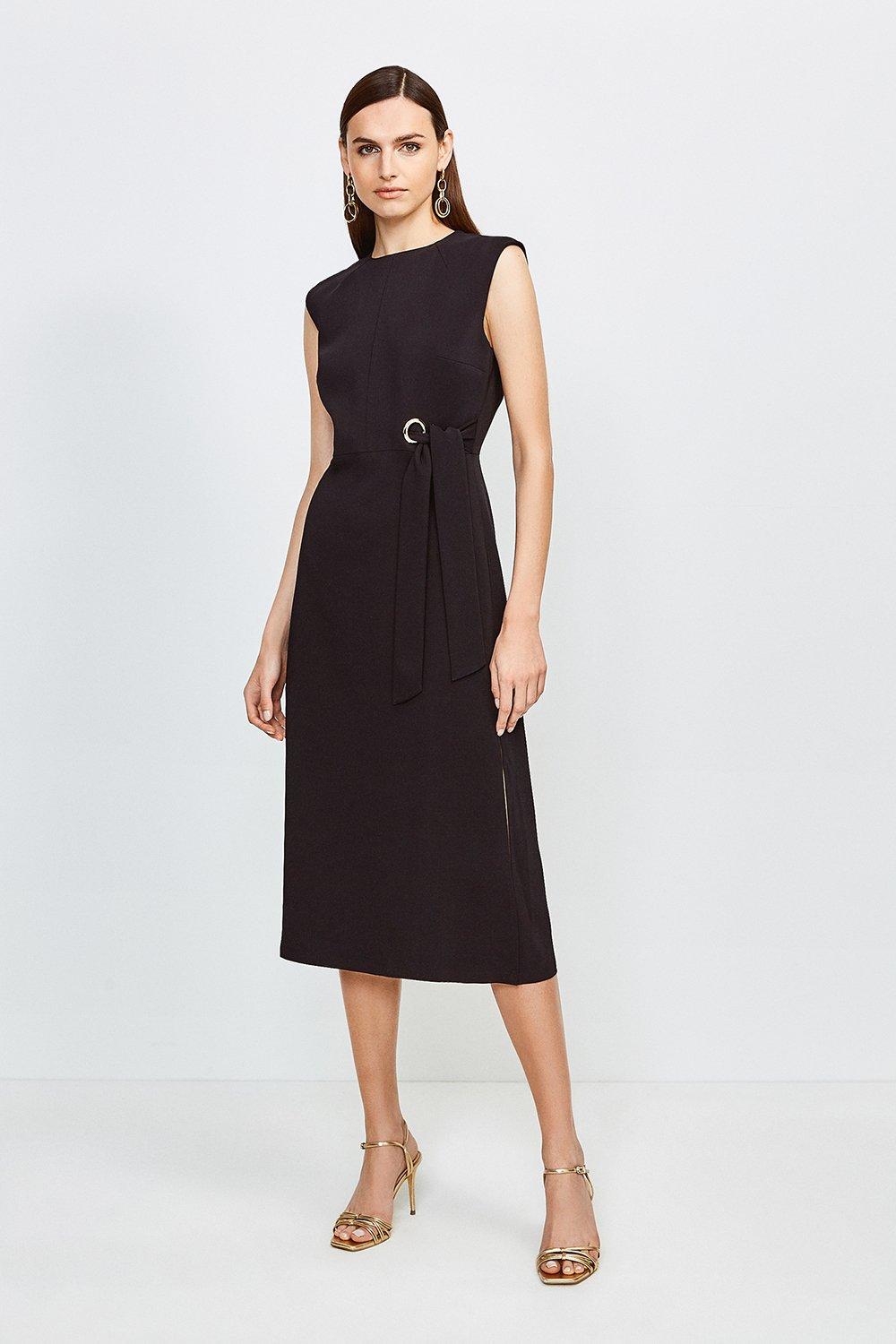 Eyelet Detail Midi Dress Karen Millen 