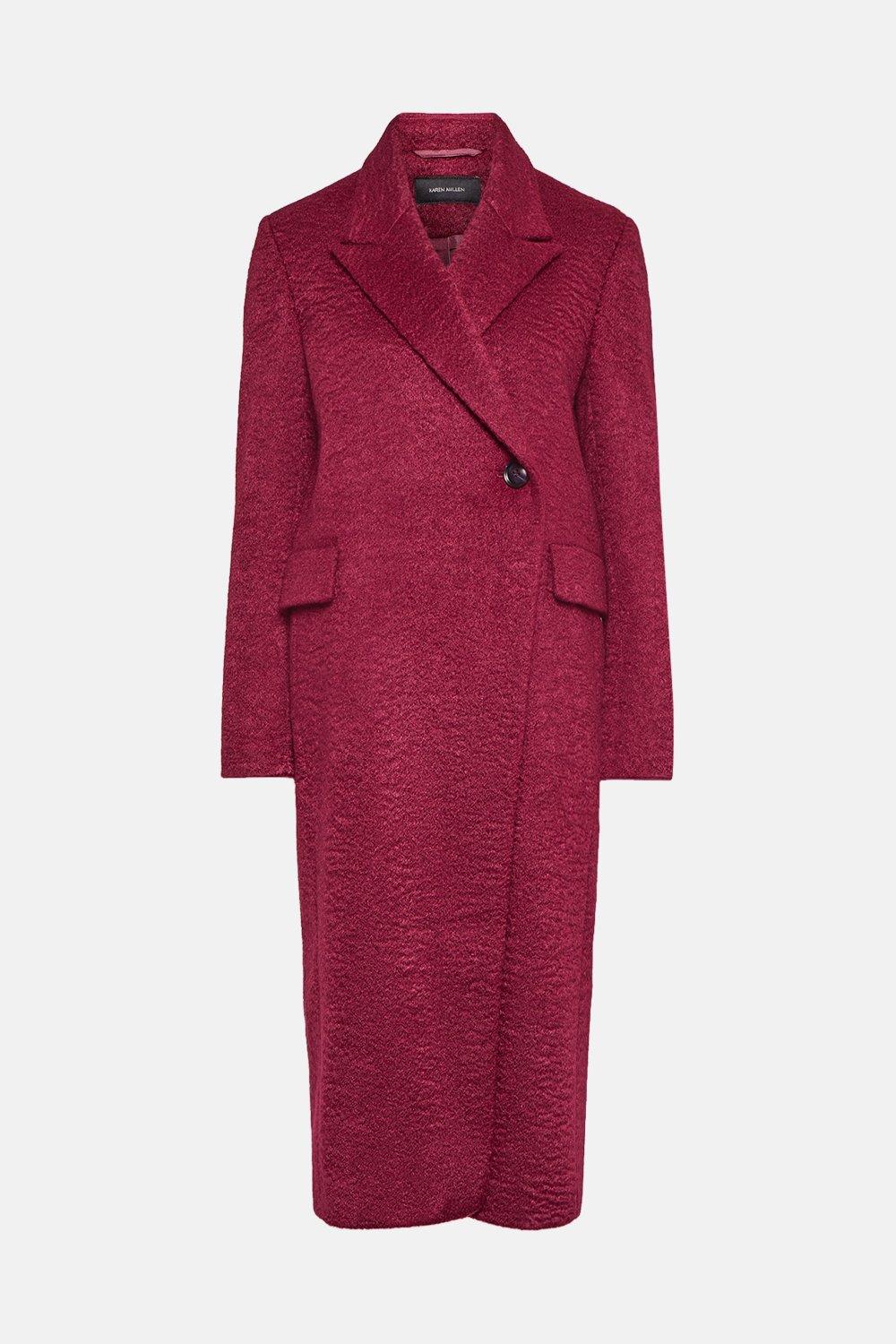 asymmetrical wrap coat