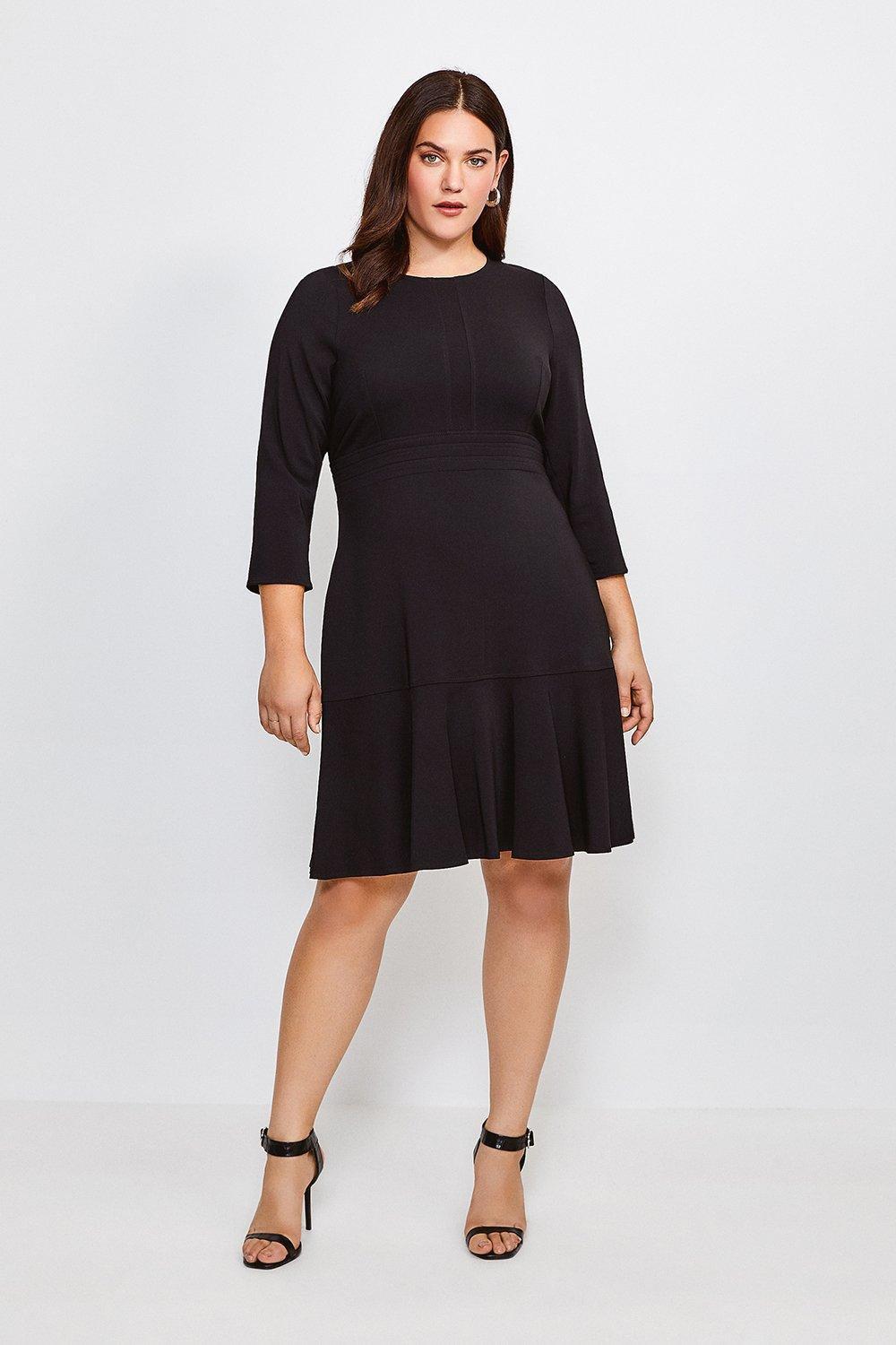 long sleeve curve dress