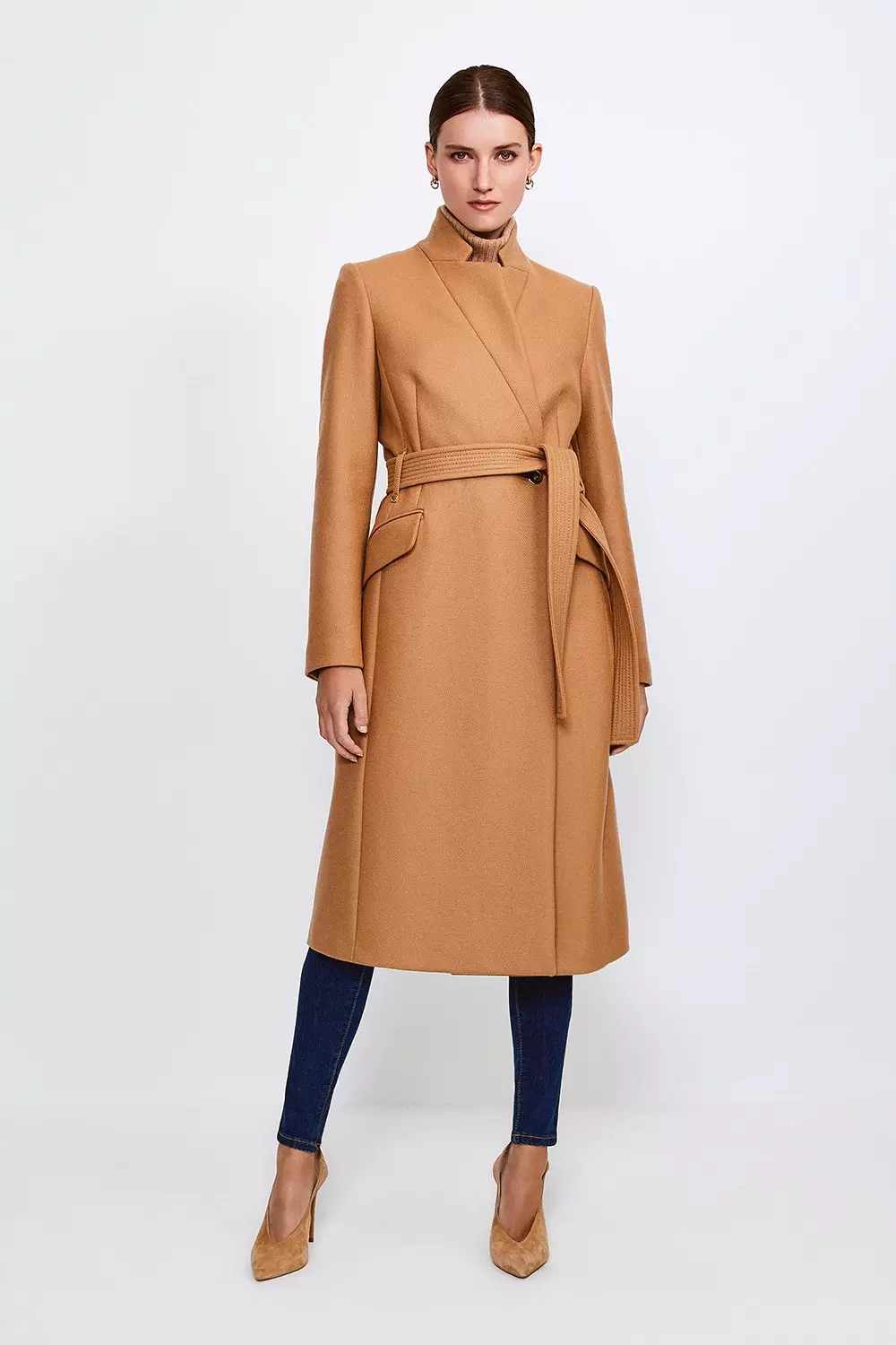 Karen millen store camel coat