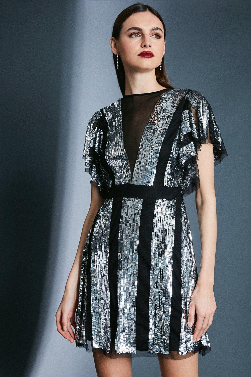 karen millen sequin