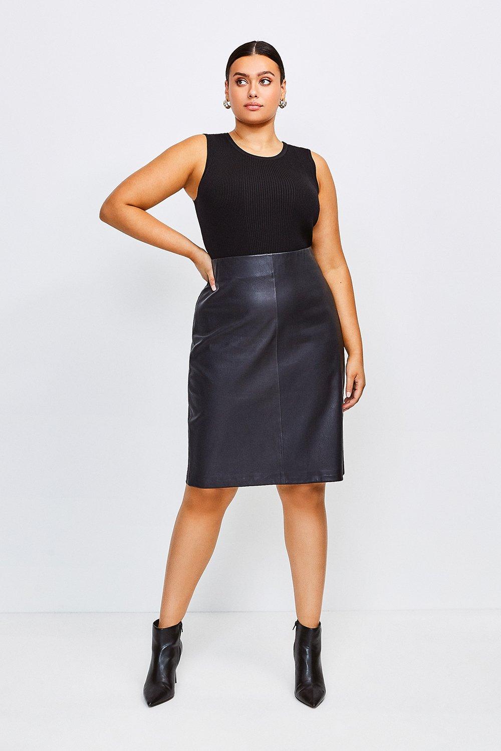 karen millen black pencil skirt