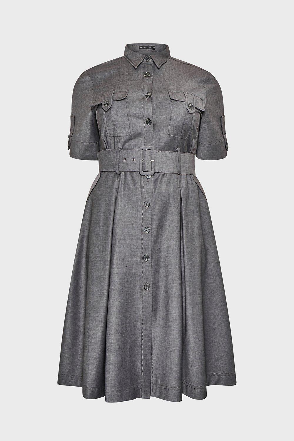 karen millen wool dress