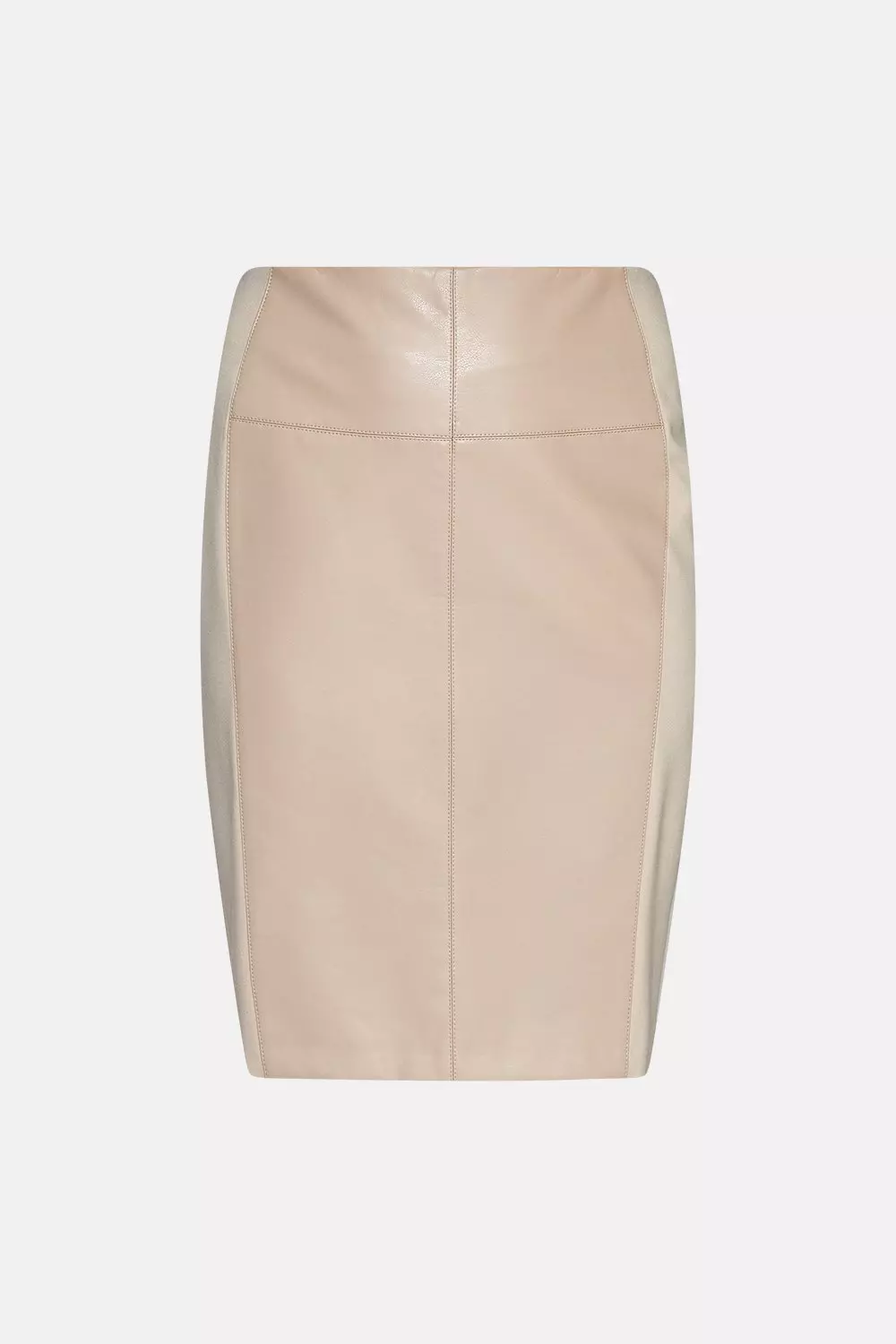 Karen millen faux on sale leather wrap skirt