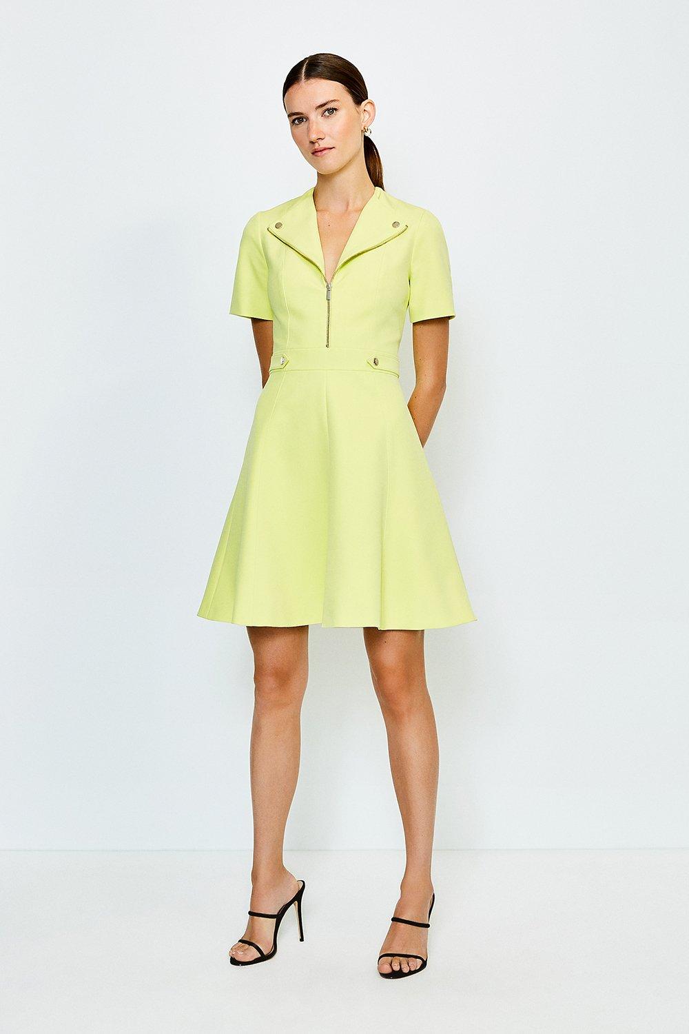 karen millen lime lace dress