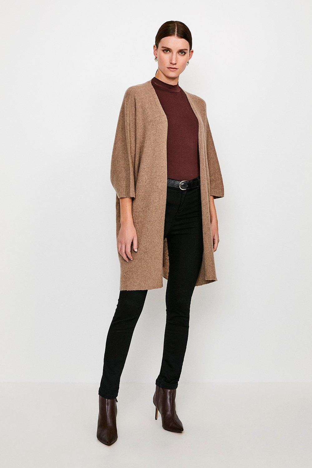 oversized oatmeal cardigan
