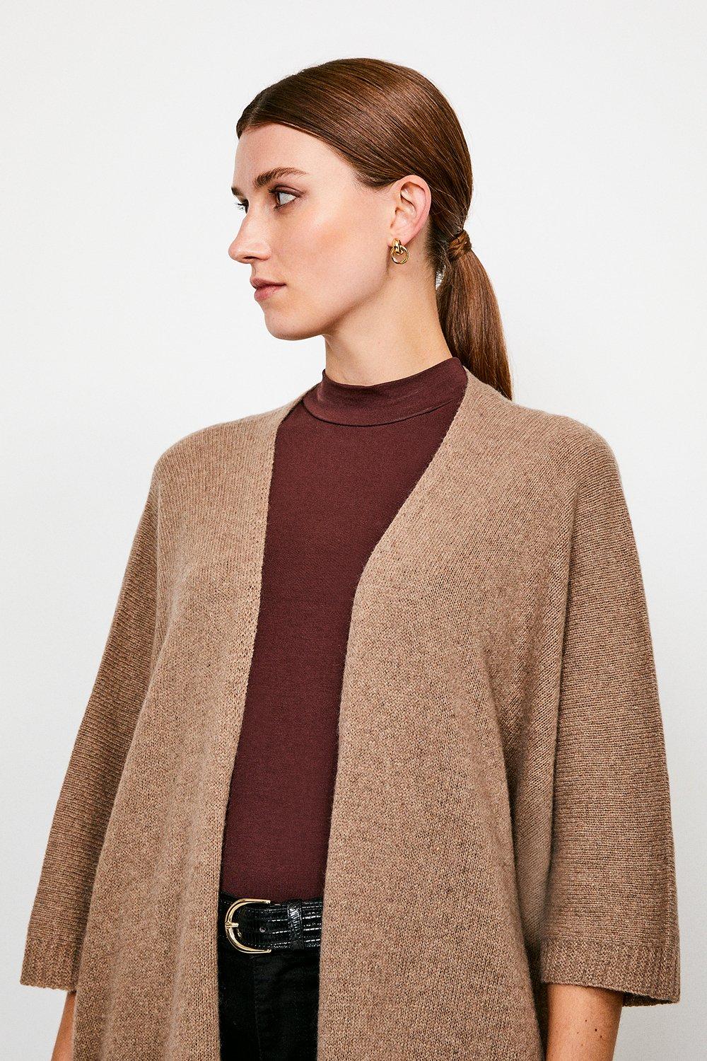 oversized oatmeal cardigan