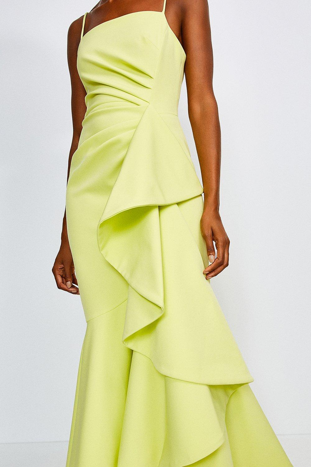 karen millen lime dress