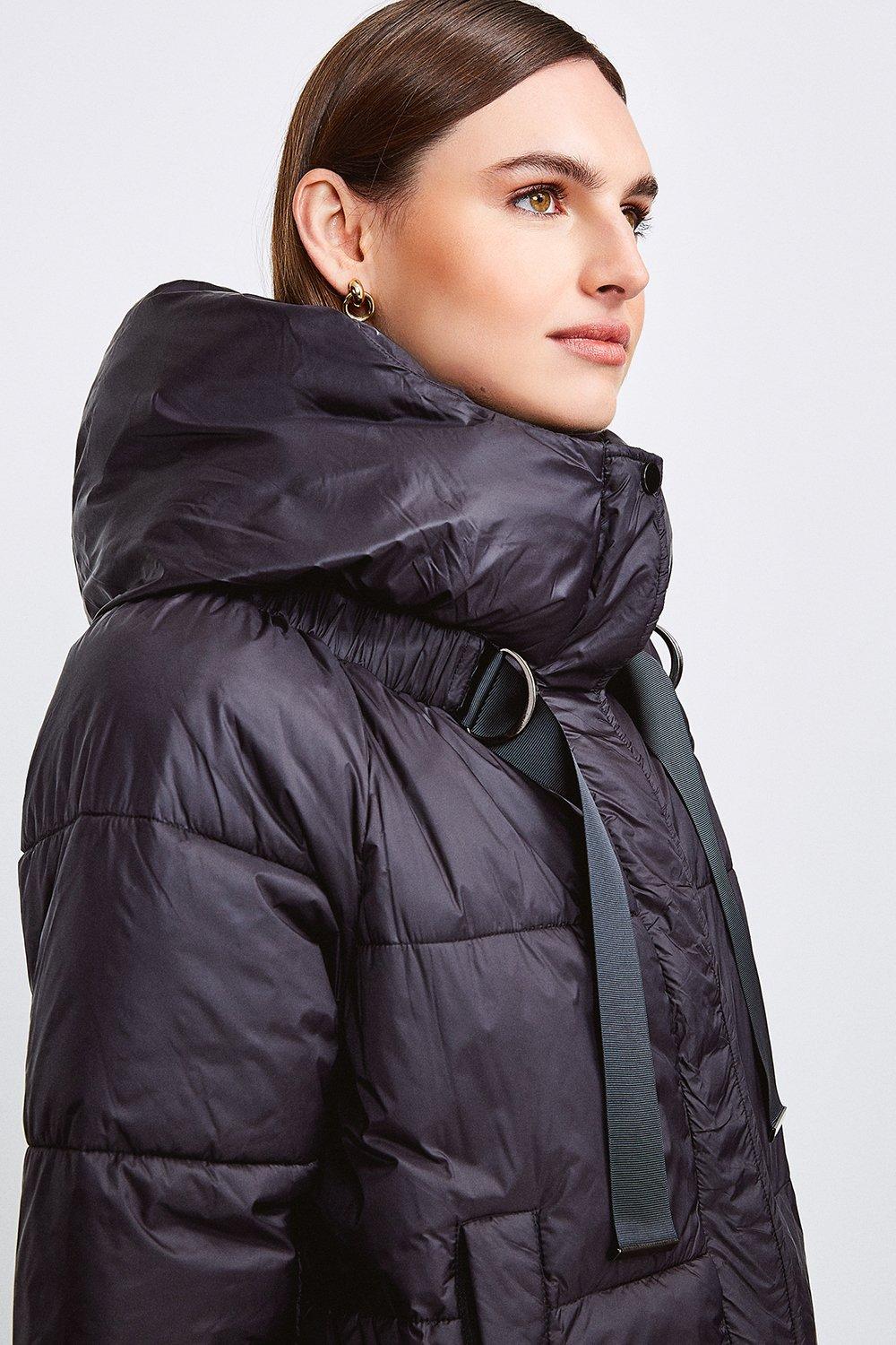 karen millen hooded coat