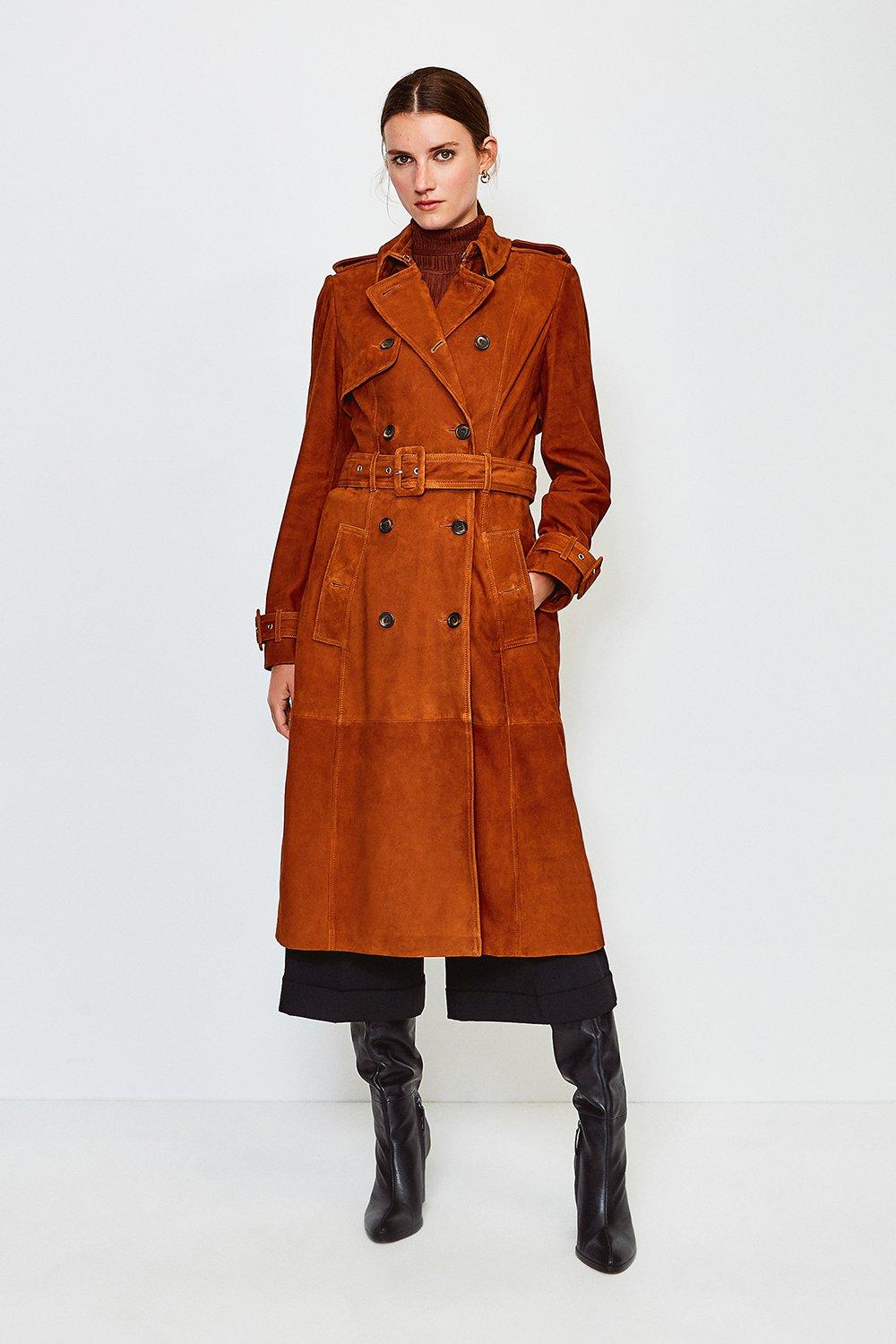 trench suede