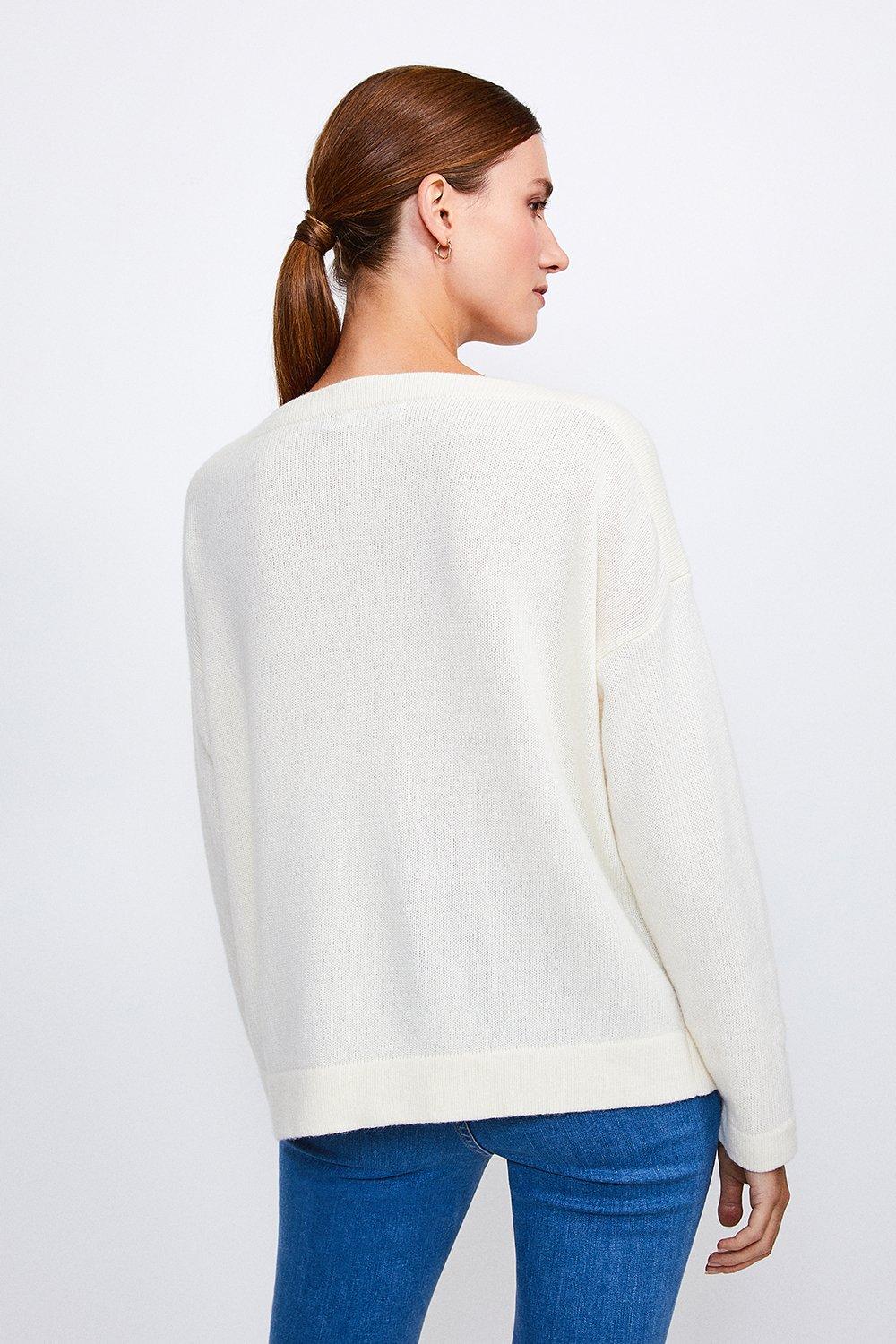 ivory cashmere jumper