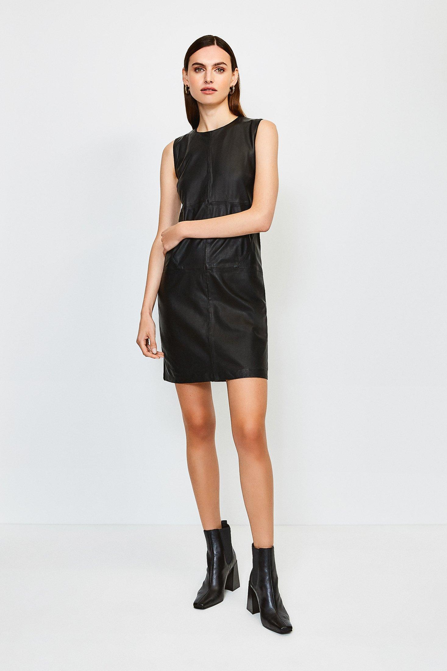 ponte shift dress