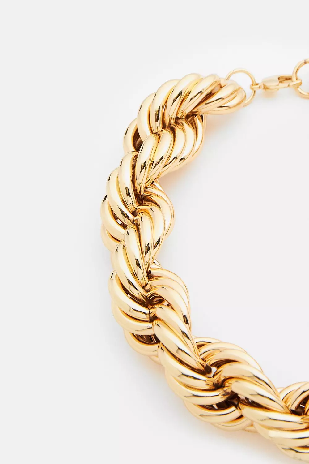 Chunky gold outlet plated necklace