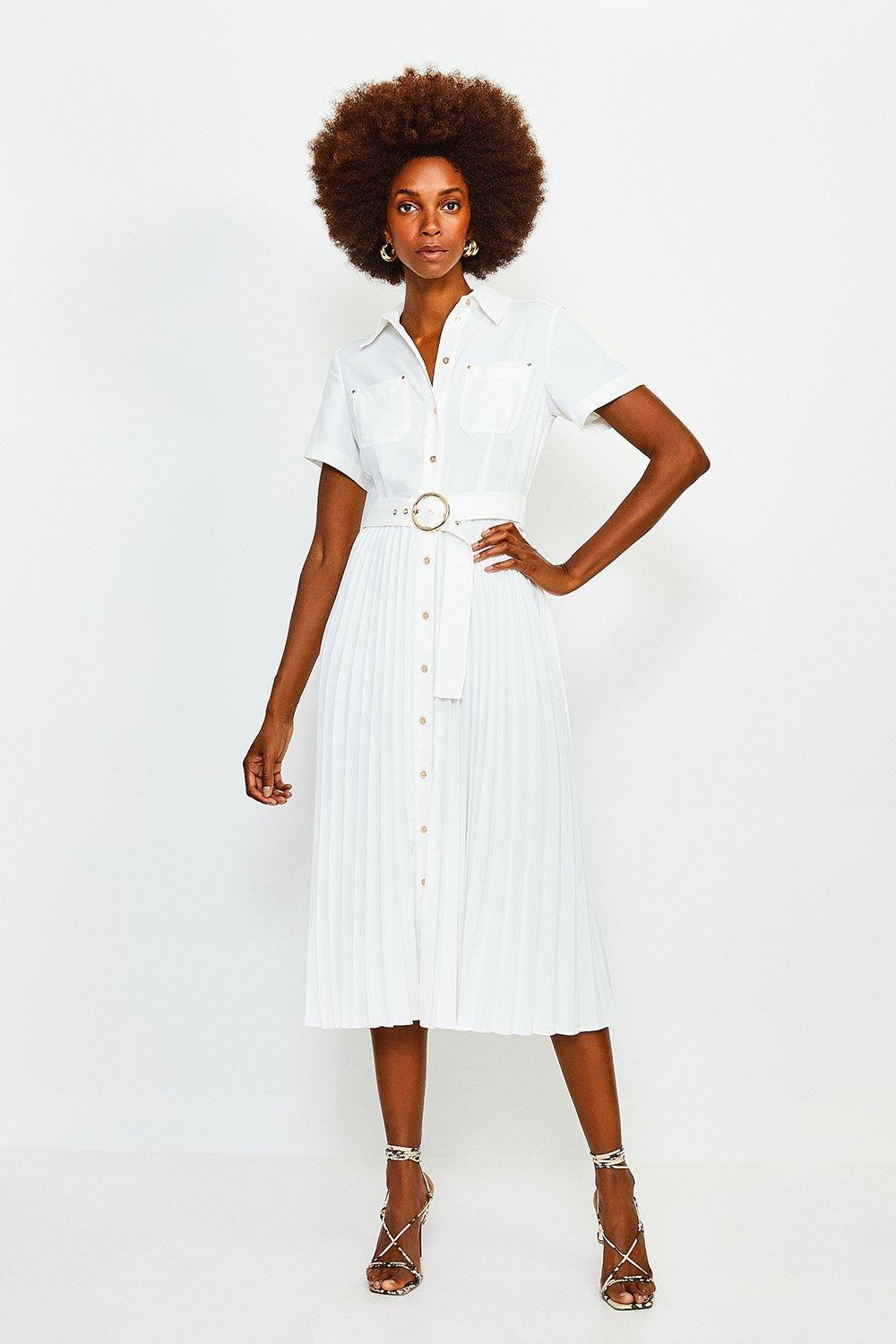 karen millen cream dress