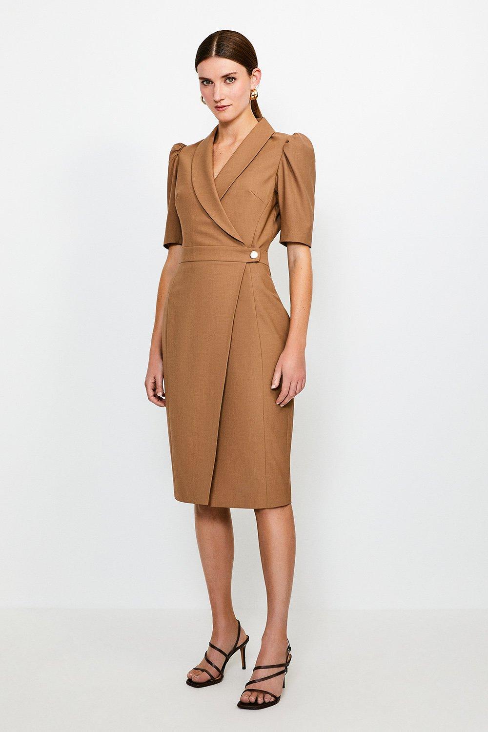 wool wrap dress off 64% - www ...