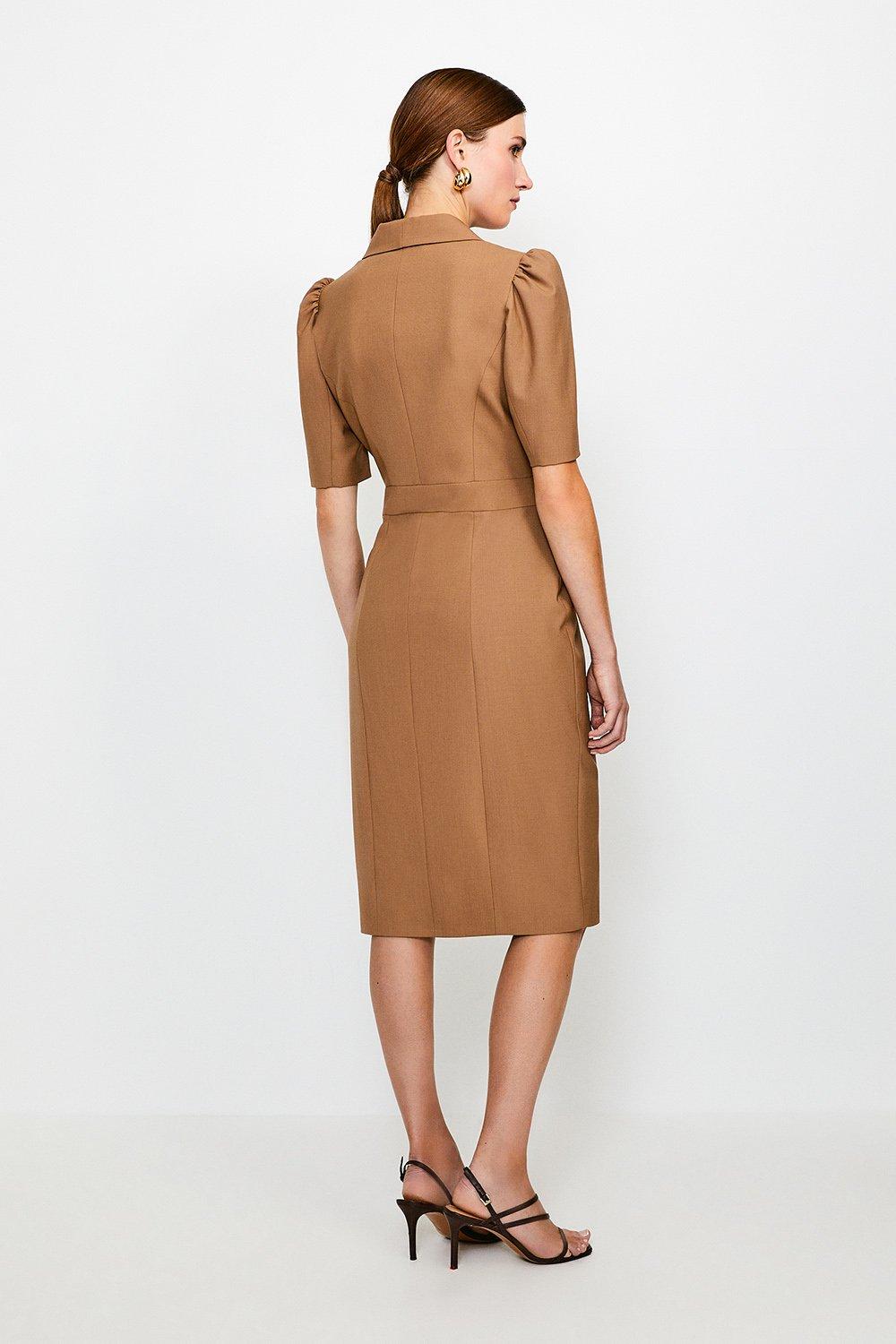 karen millen wool dress