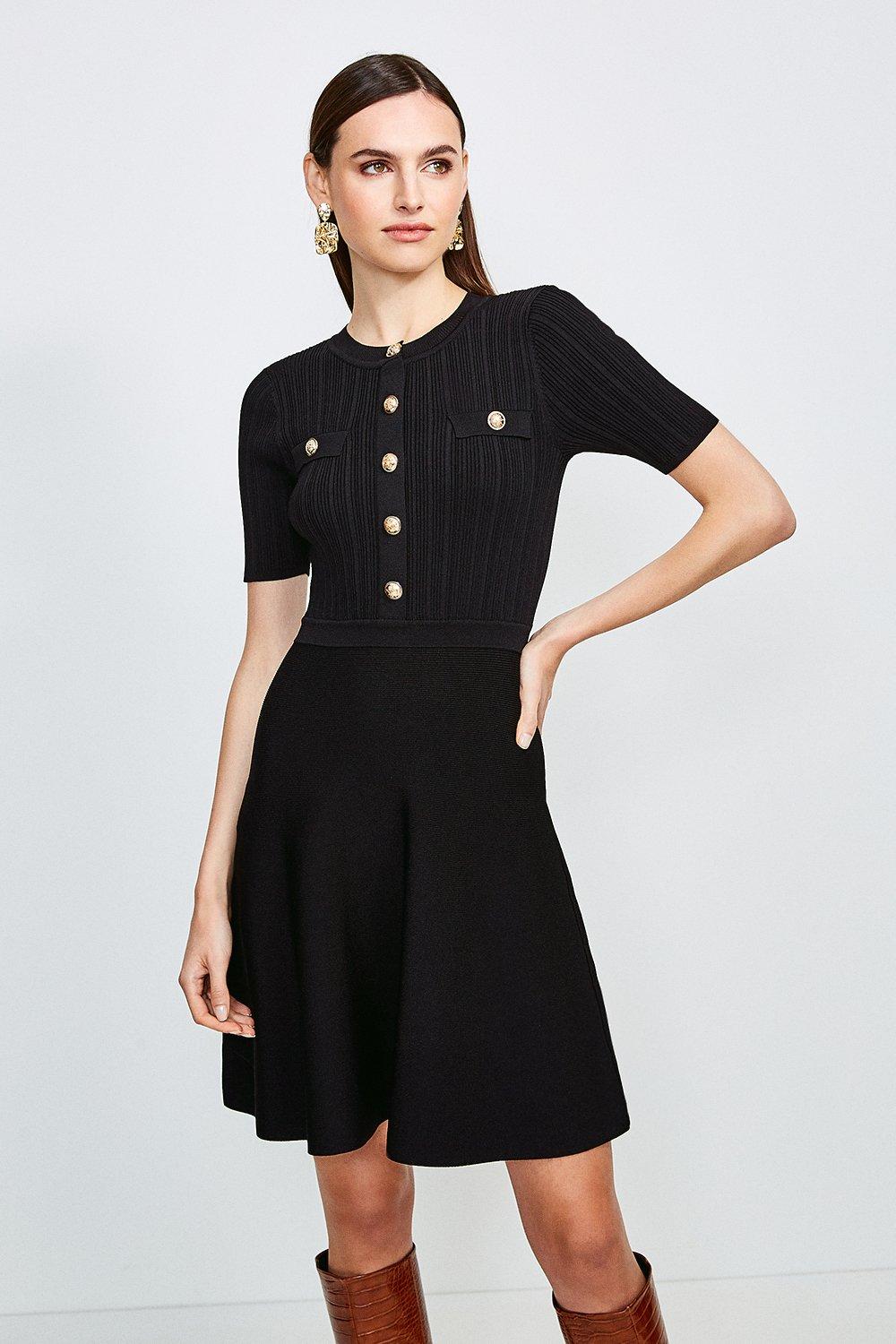 karen millen military dress