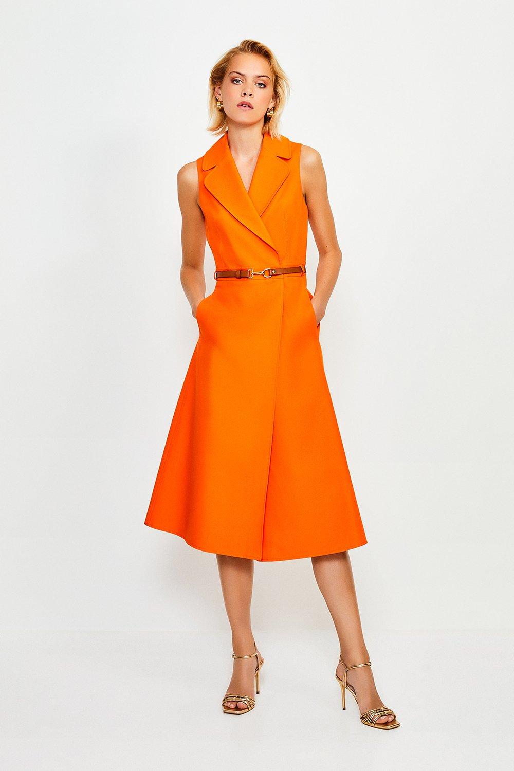 karen millen belted wrap dress