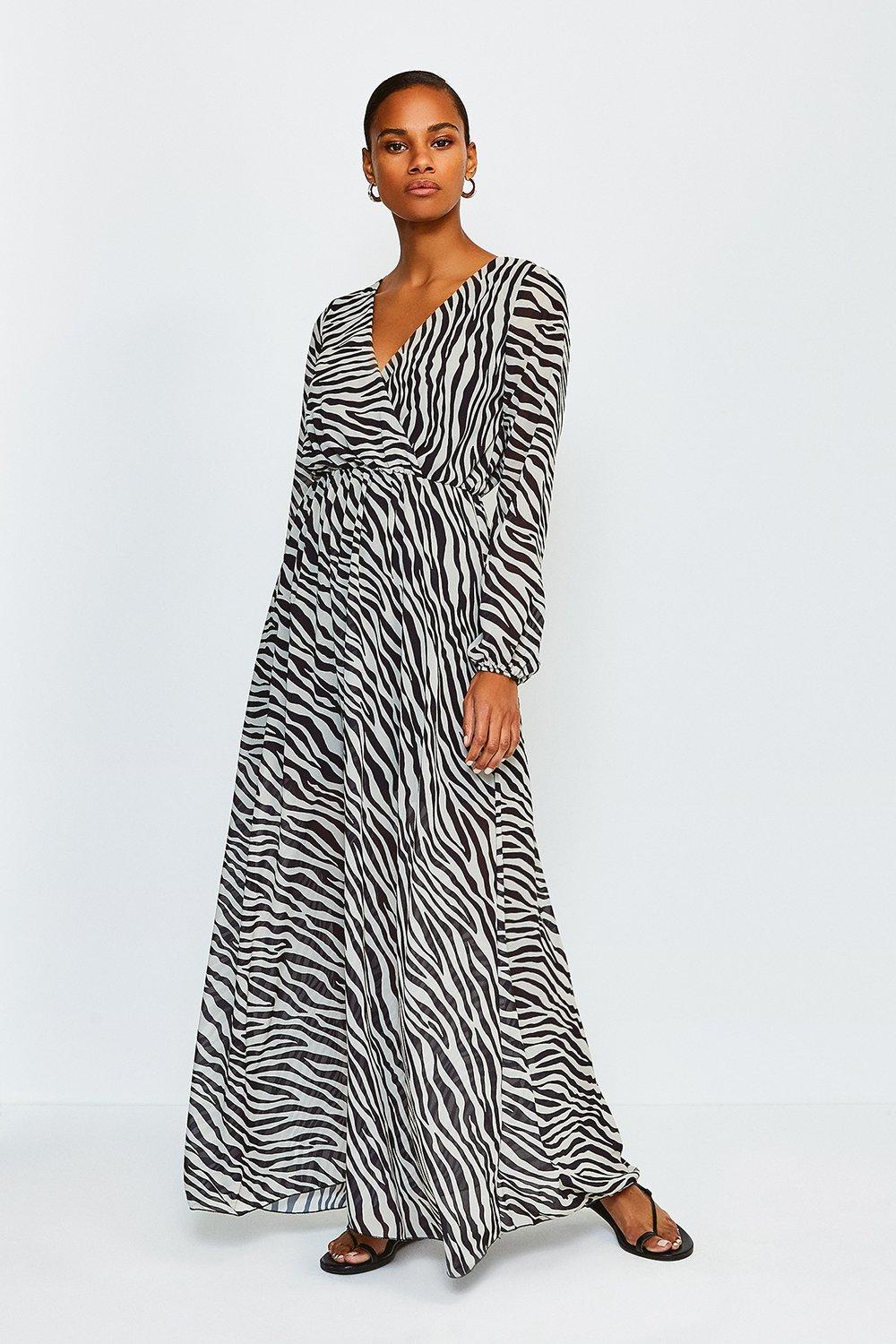karen millen zebra print dress
