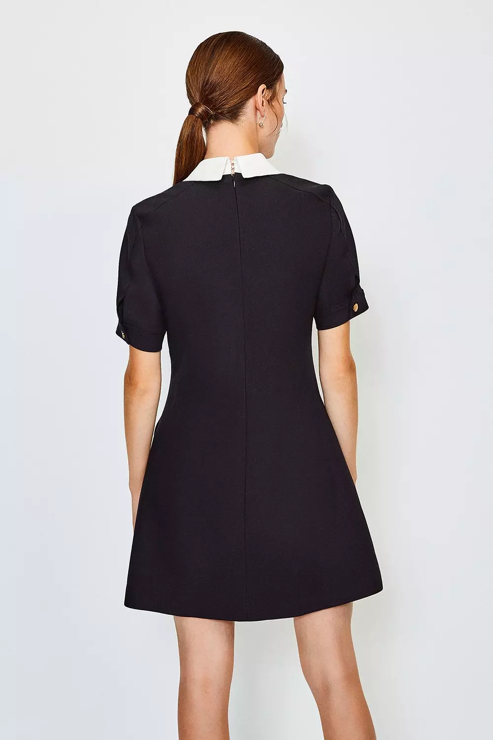 Karen millen contrast hem clearance dress