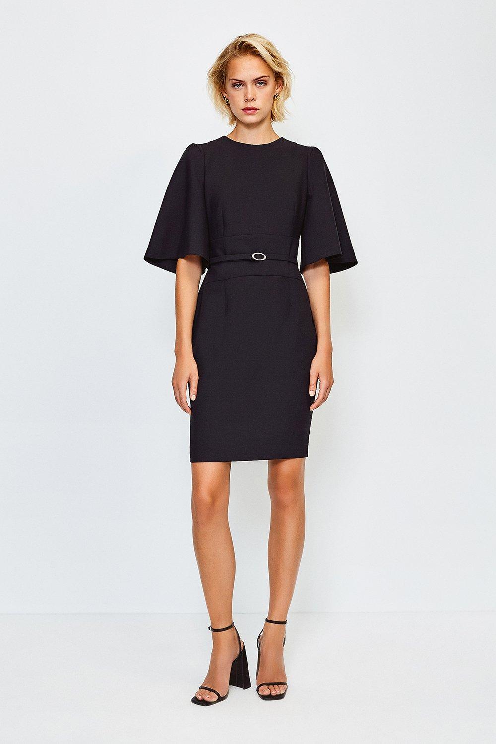 black shift dress workwear