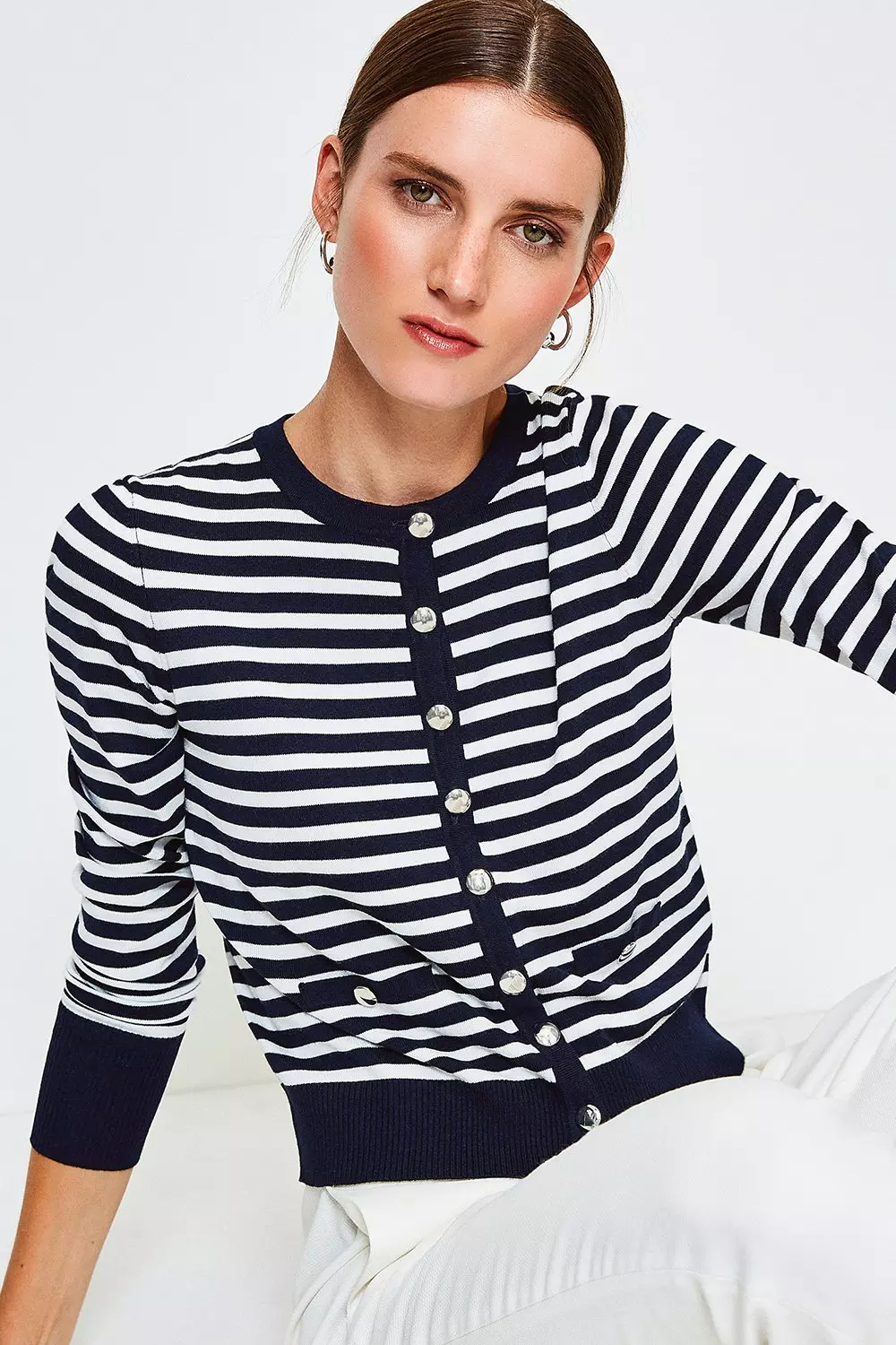 Karen millen clearance navy cardigan