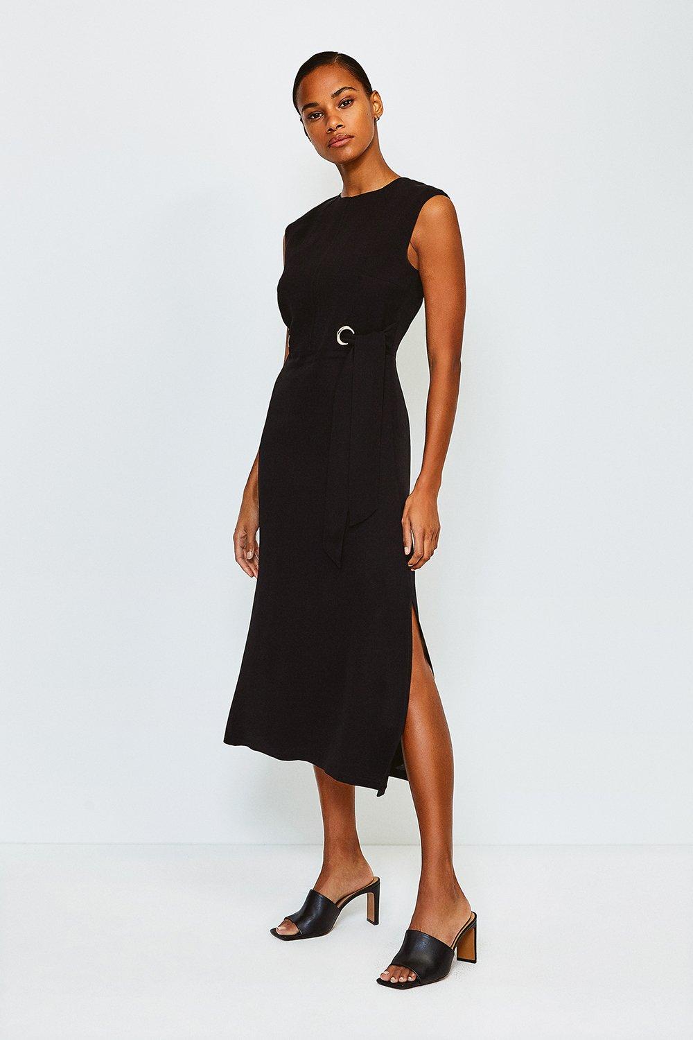 karen millen eyelet pencil dress