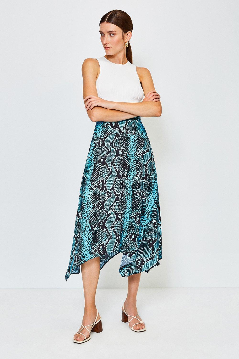 karen millen snake print dress