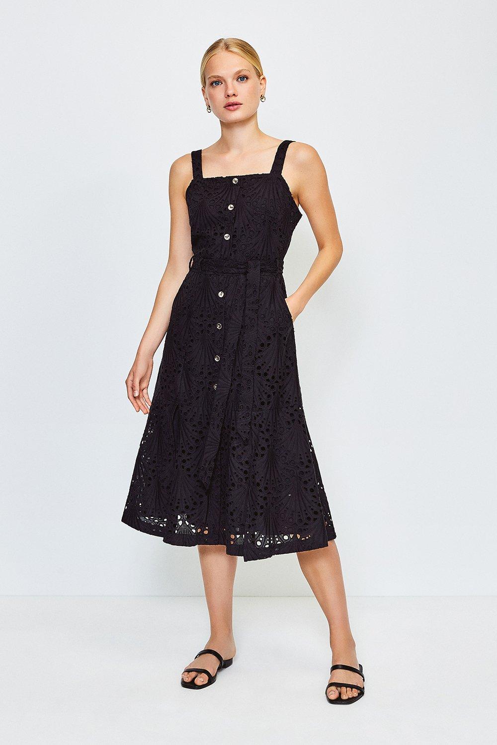 karen millen black tie dresses