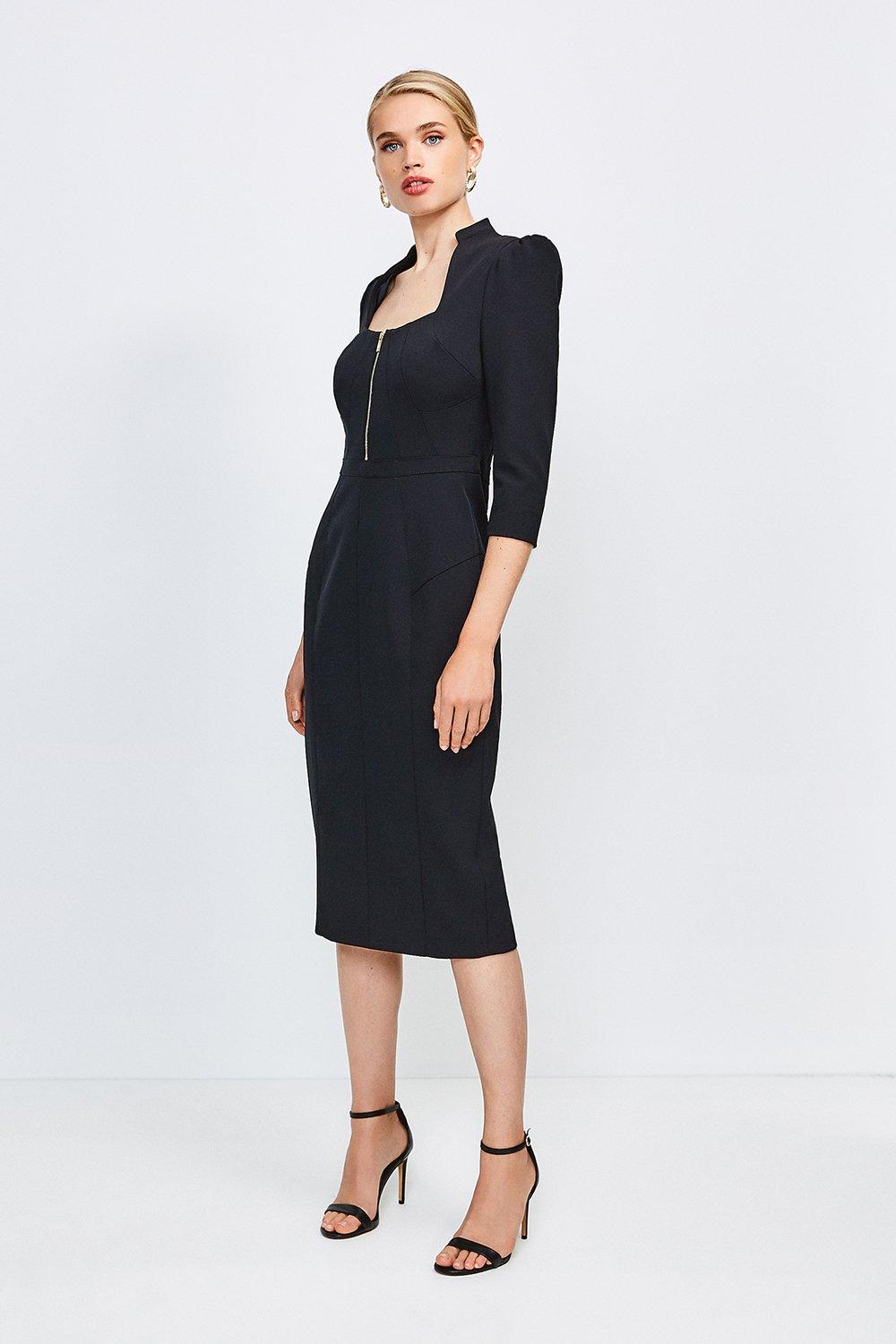 karen millen peplum dress