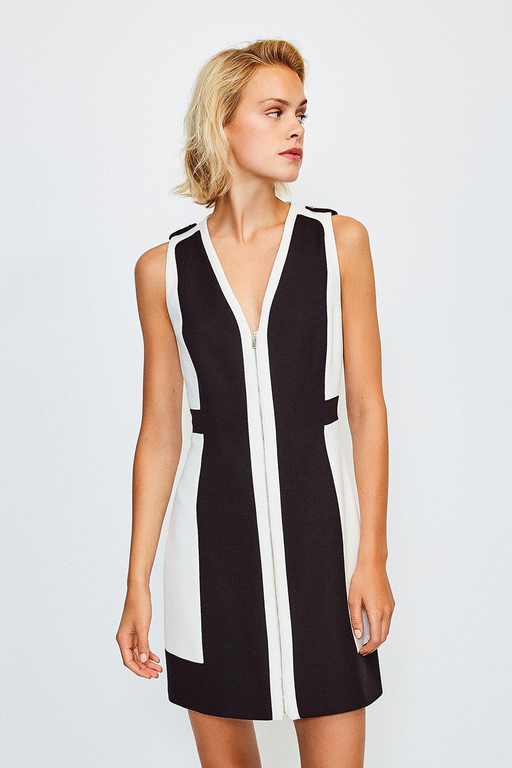 karen millen zip dress