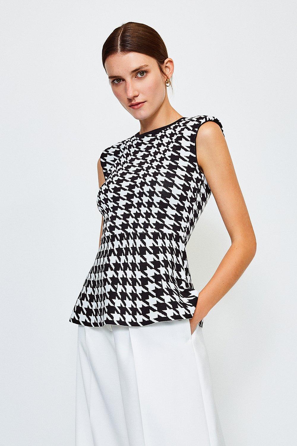 peplum knit top