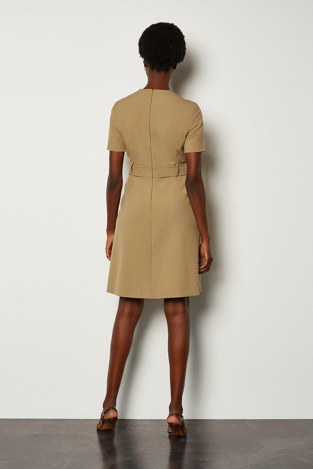 belted dress