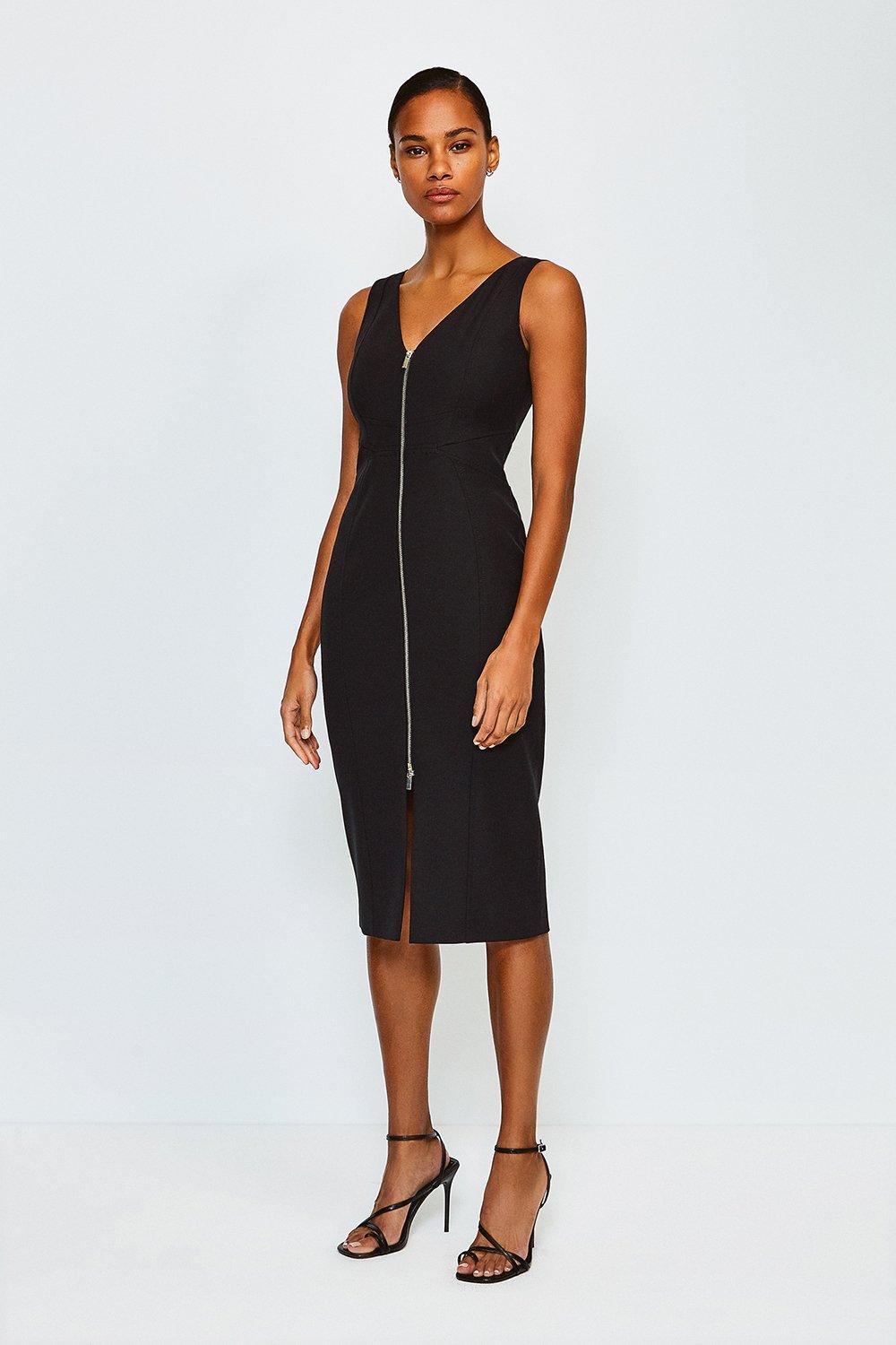 karen millen origami pencil dress