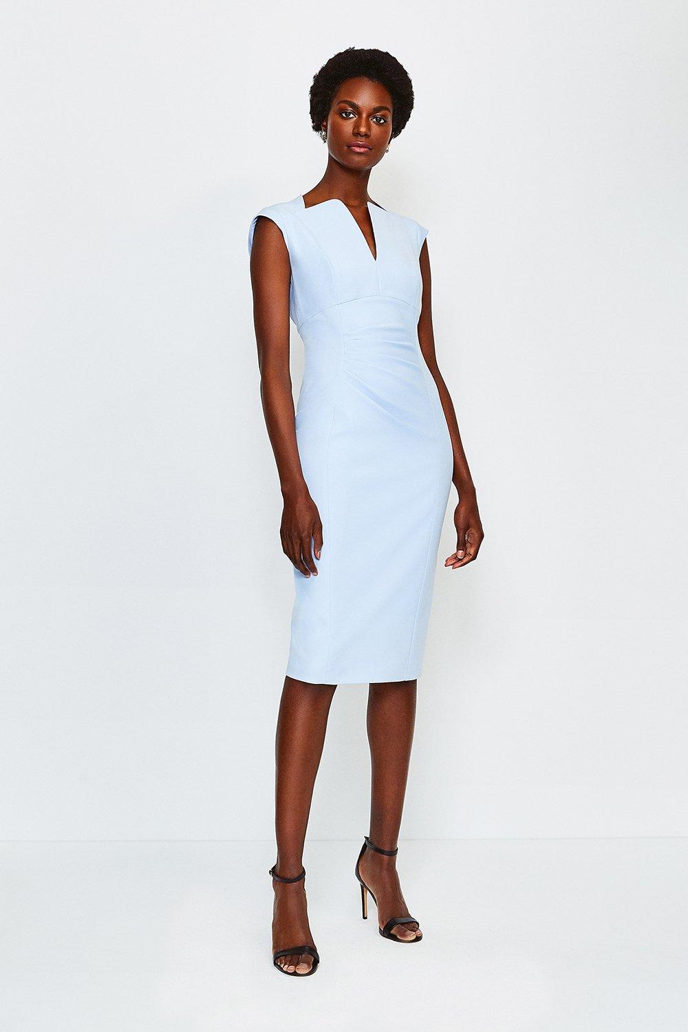 Envelope Neck Dress | Karen Millen