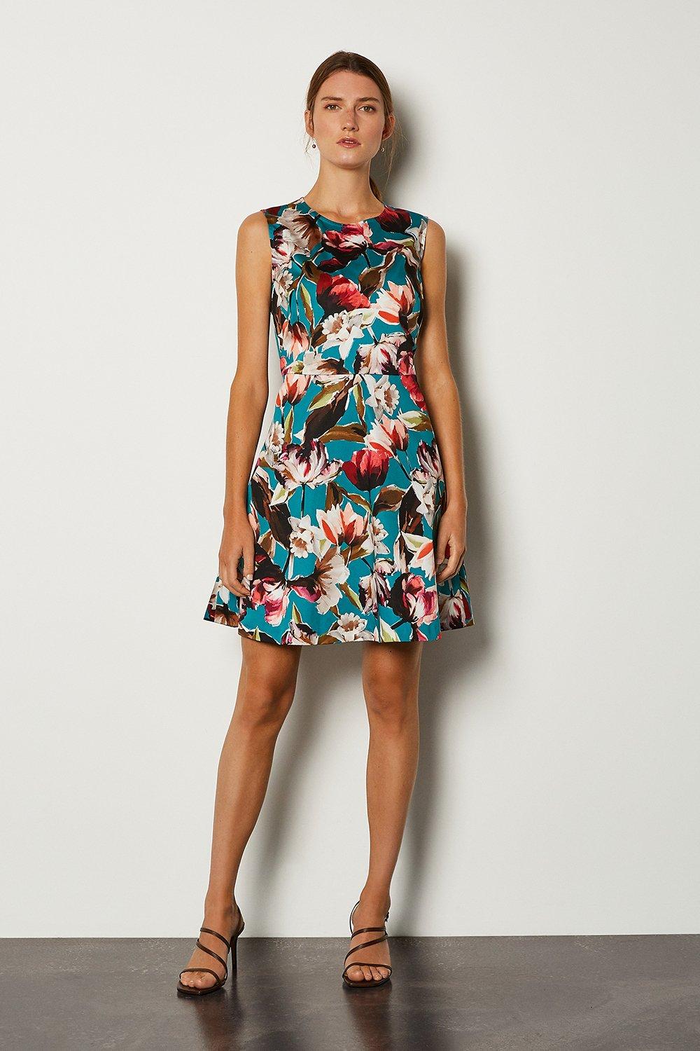 karen millen flower dress