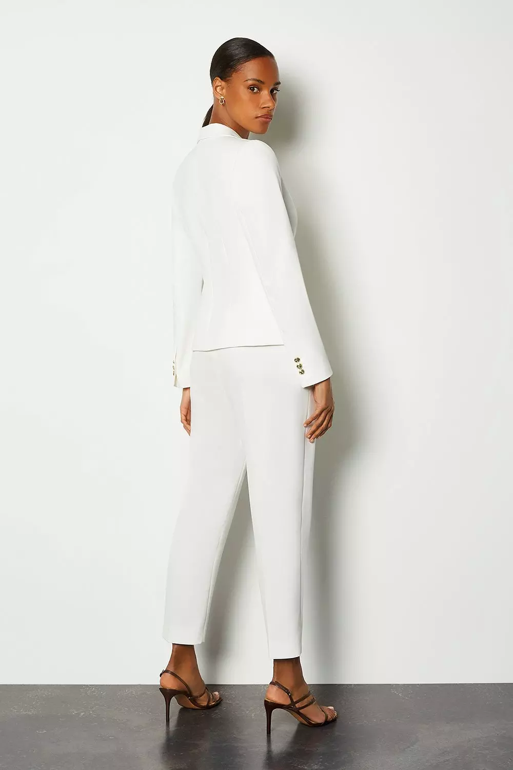 Karen millen hot sale white blazer