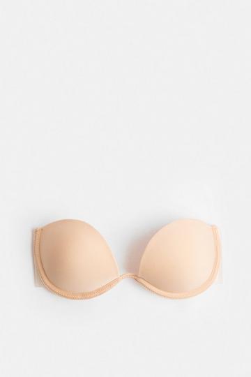 Backless Stick On Underwired Bra nude