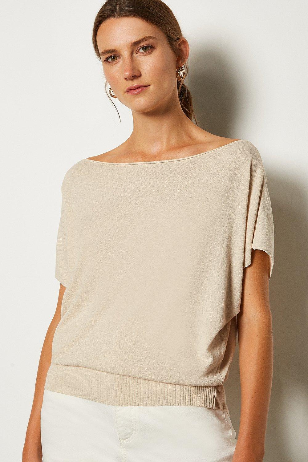 karen millen slashed neckline dress