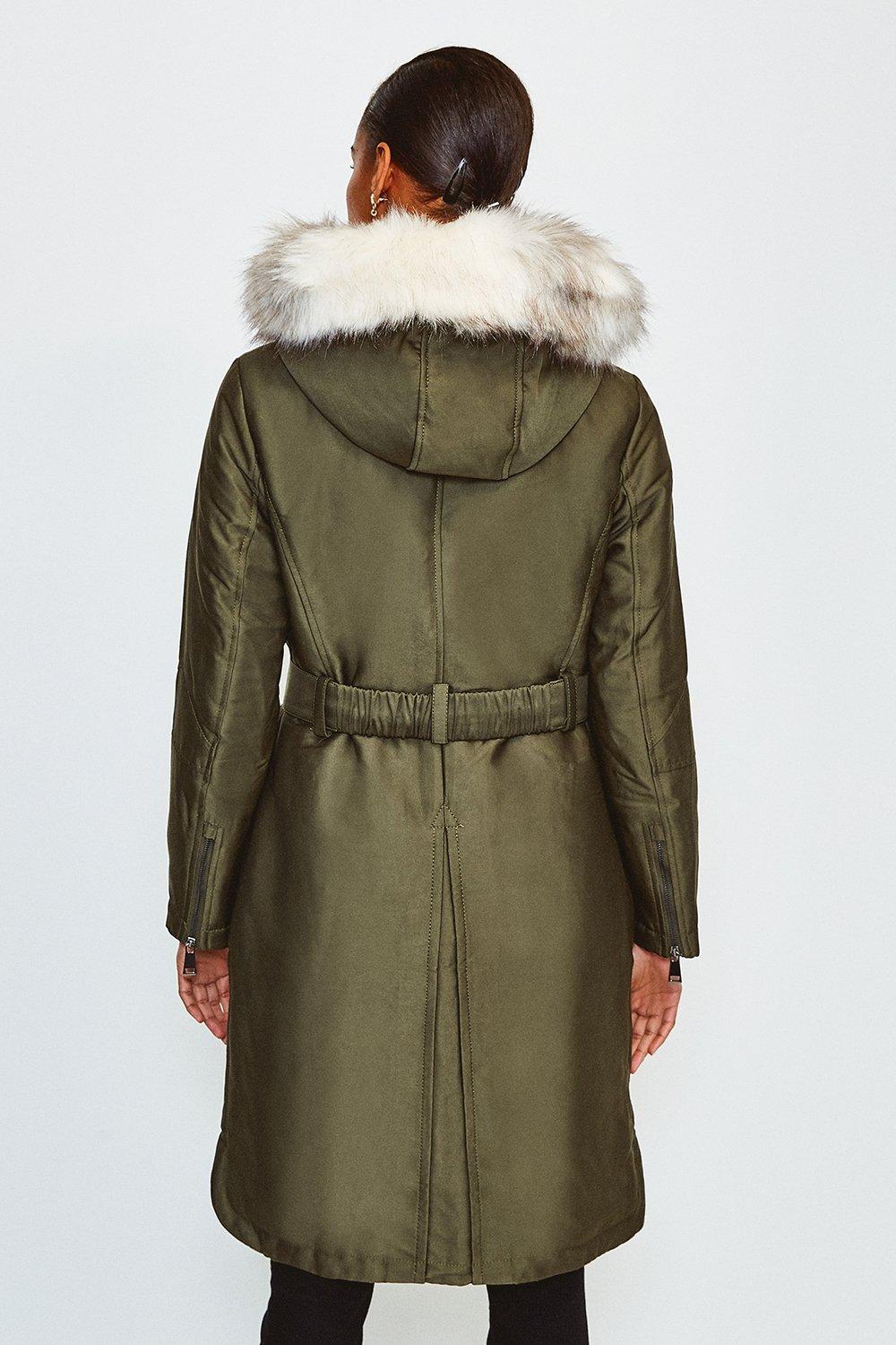 karen millen parka coat