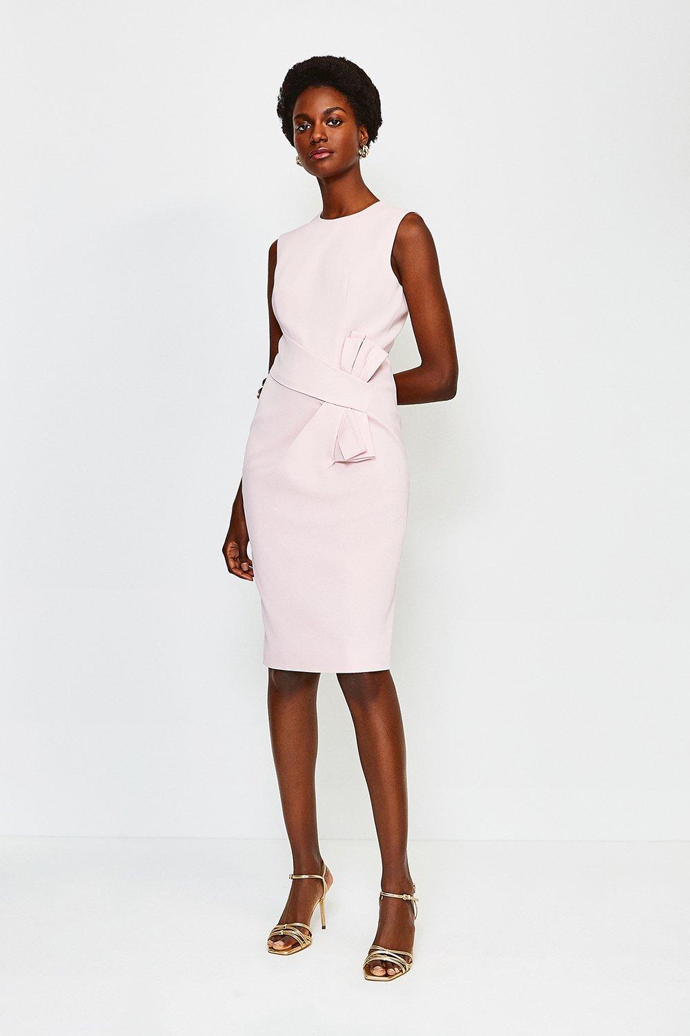 karen millen blush dress