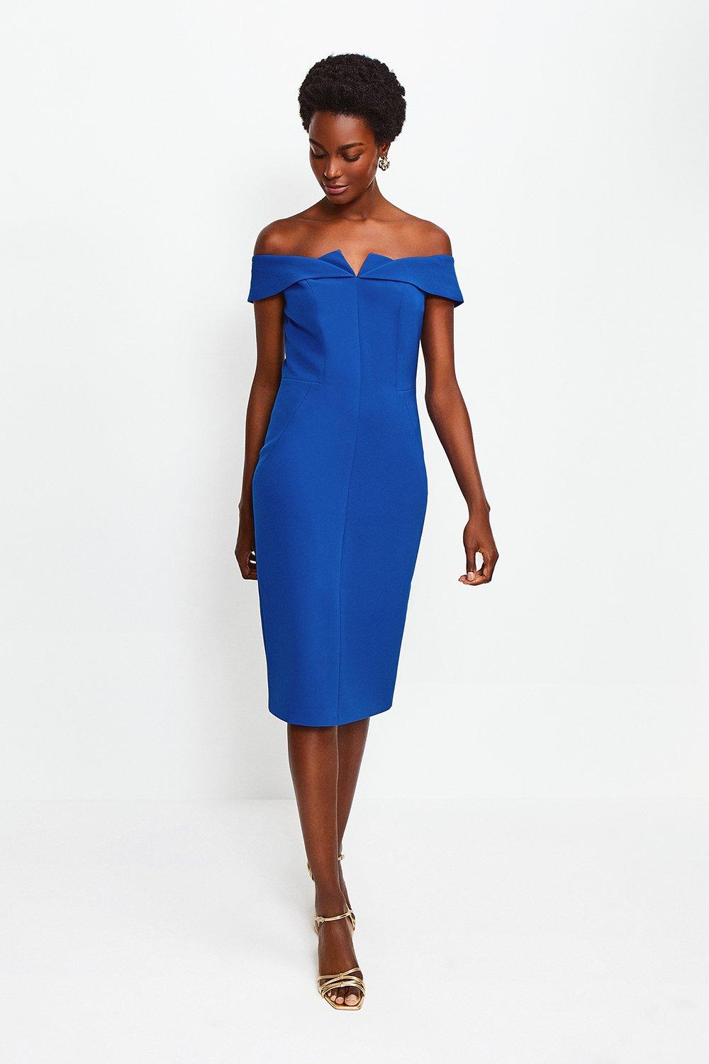 bardot pencil dress