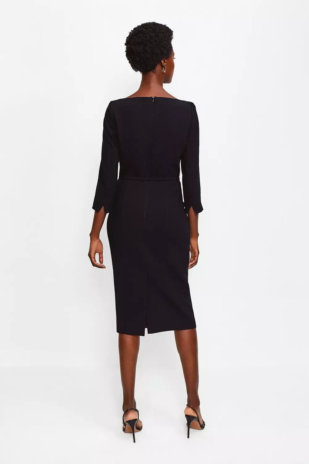 Ankle Grazer Dress: Black. – Daryl K