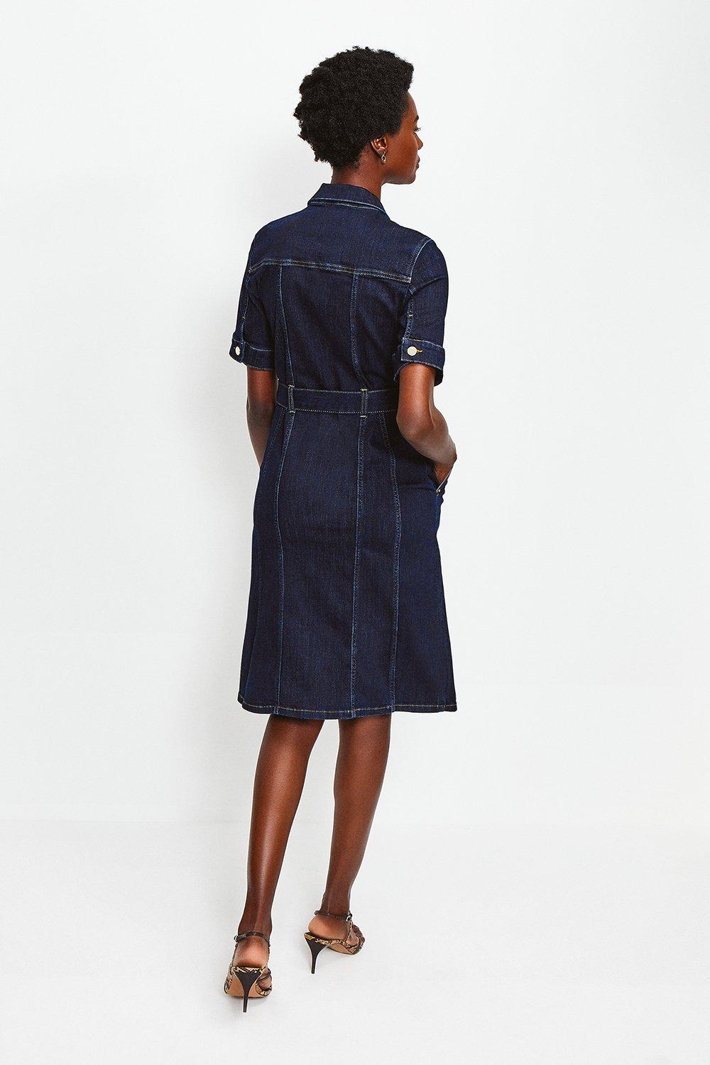 denim dress karen millen