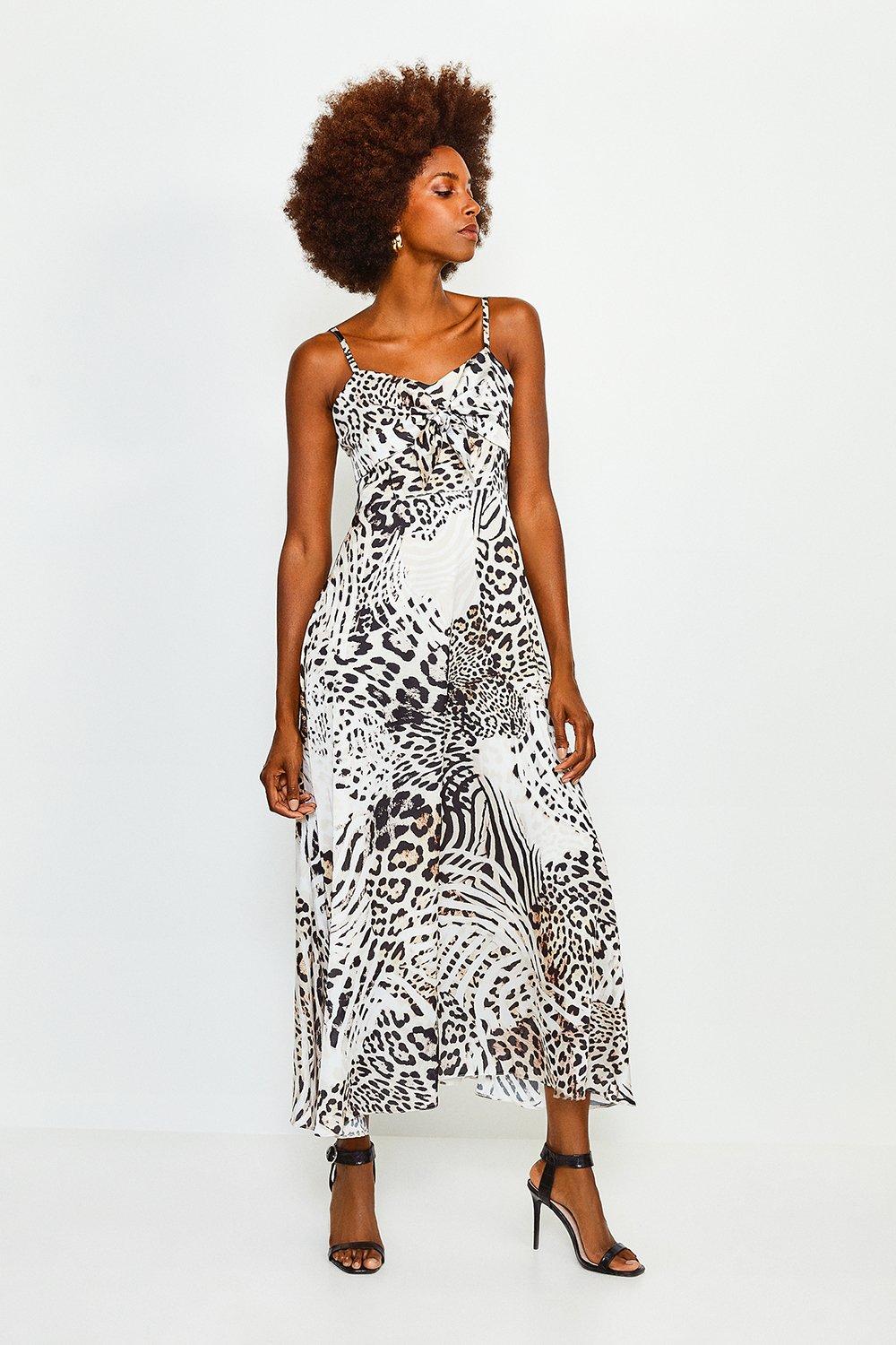 karen millen leopard dress