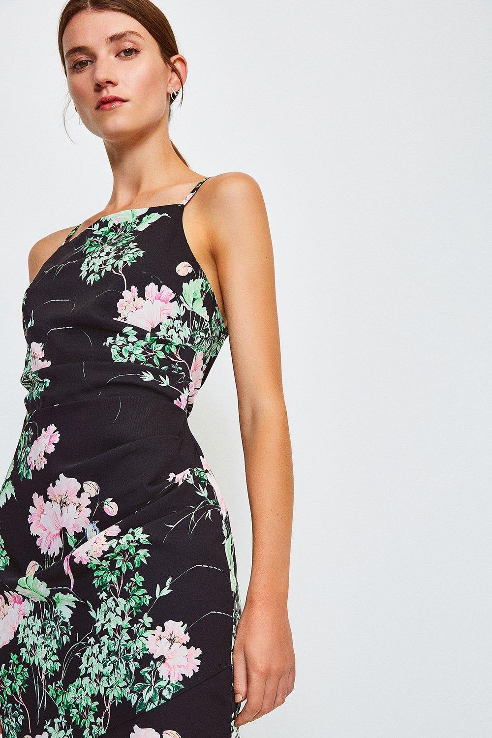 Floral Print Strappy Dress | Karen