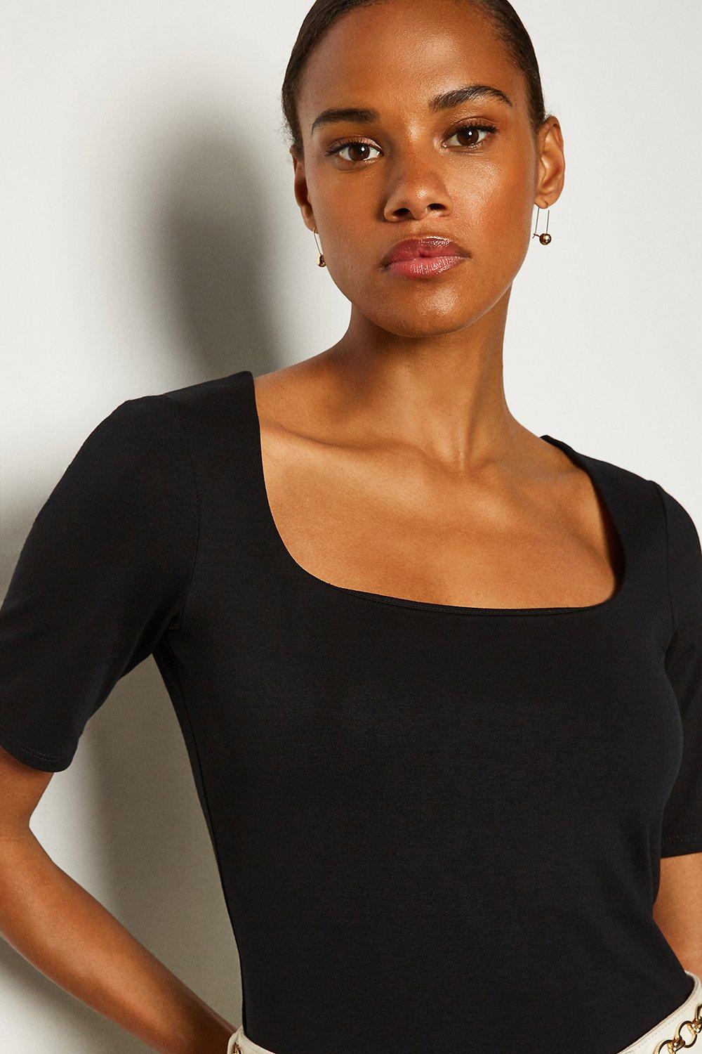 karen millen black top