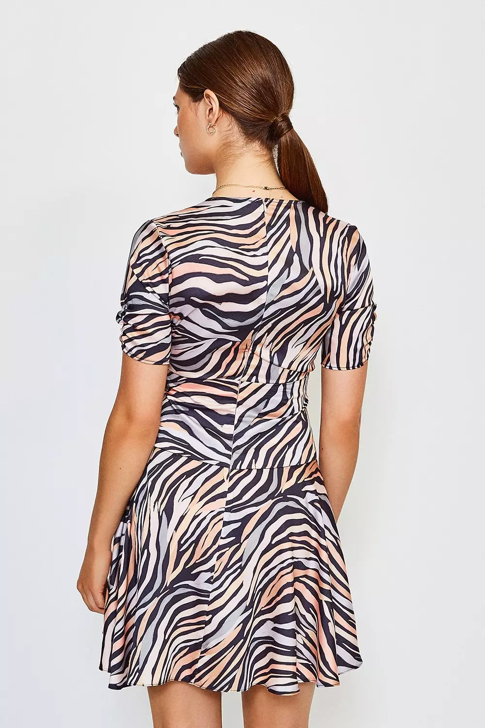 Karen millen colour hotsell block leopard print dress